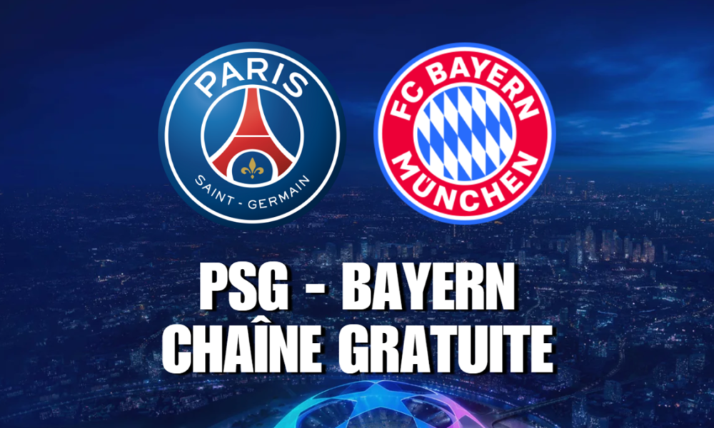 Chaîne TV gratuite où regarder PSG Bayern Munich en streaming