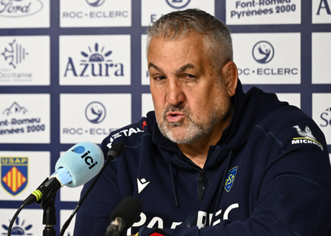 Christophe Urios s’efforce de garder le cap après la défaite de Clermont à Perpignan