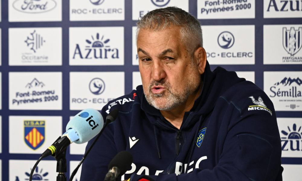 Christophe Urios s’efforce de garder le cap après la défaite de Clermont à Perpignan