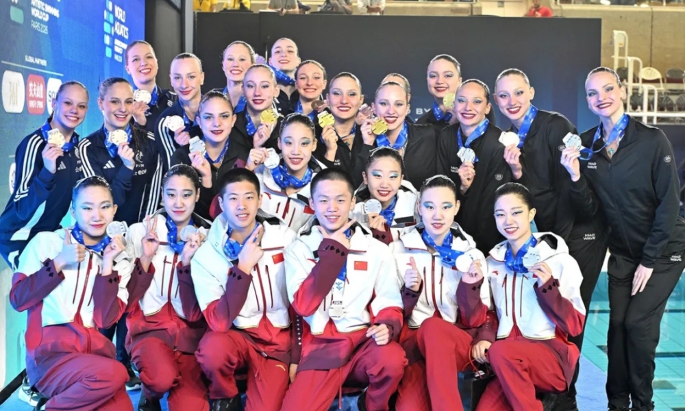 À Paris, les Bleues de la natation artistique raflent deux médailles en Coupe du monde