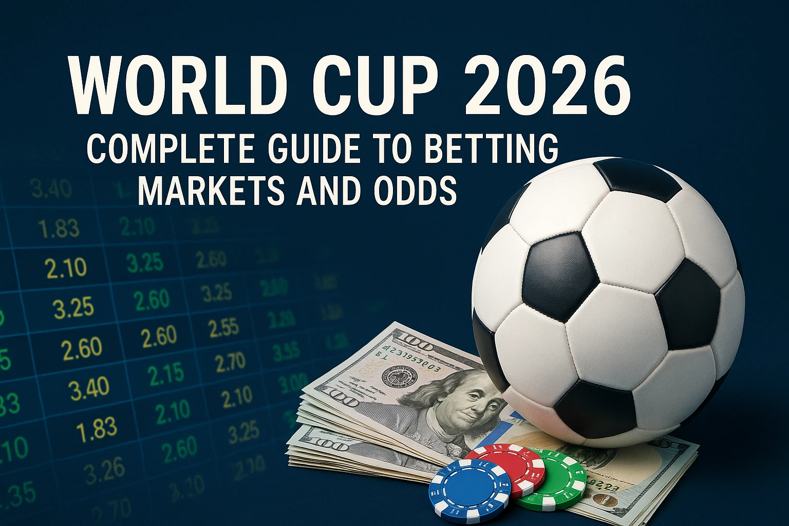 Best 2026 World Cup Betting Markets Explained From Match Bets to Specials